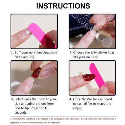 Square Press on Nails Long,French Tips Fake Nails with Rhinestones 3D Star Shiny Charms Designs Coffin False Nails White Nails Tips Artificial Nails Supplies Full Cover Glue on Nails for Women 24Pcs